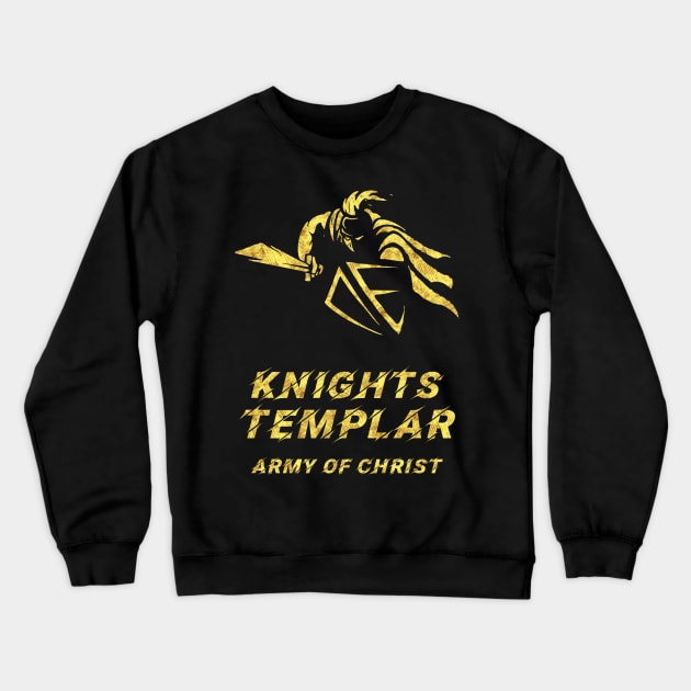 ✝ Knights Templar ✝ Army of CHRIST ✟ Unique Epic Medieval Holy Warrior Crewneck Sweatshirt by Naumovski